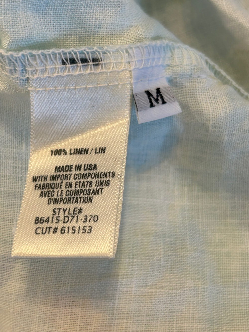 Bella Dahl EUC SZ M Linen Pastel Blue & Green Halter Maxi Dress SO FLATTERING ๐ - Picture 6 of 7